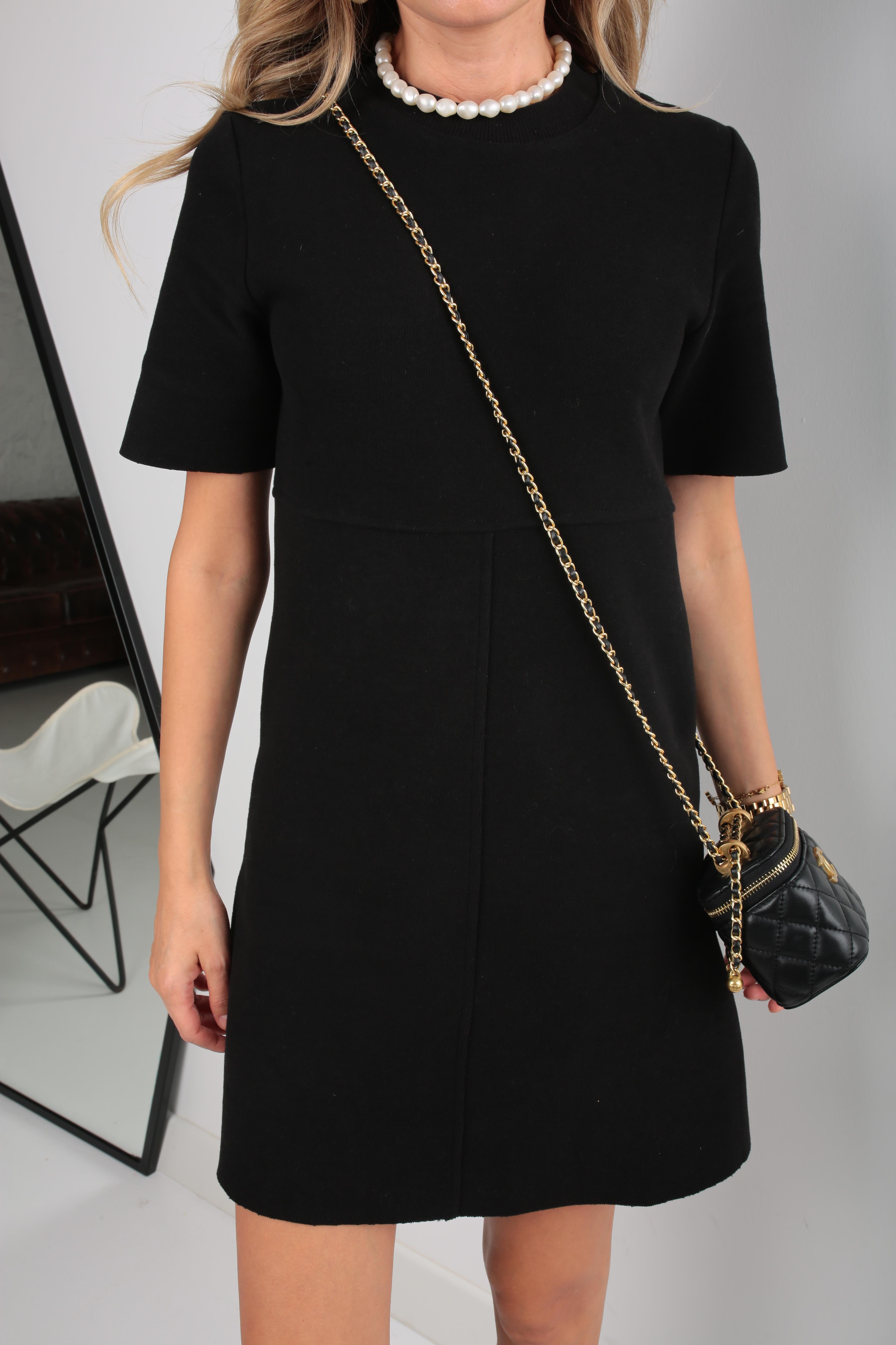 Siyah Örme Triko Elbise ELBİSE