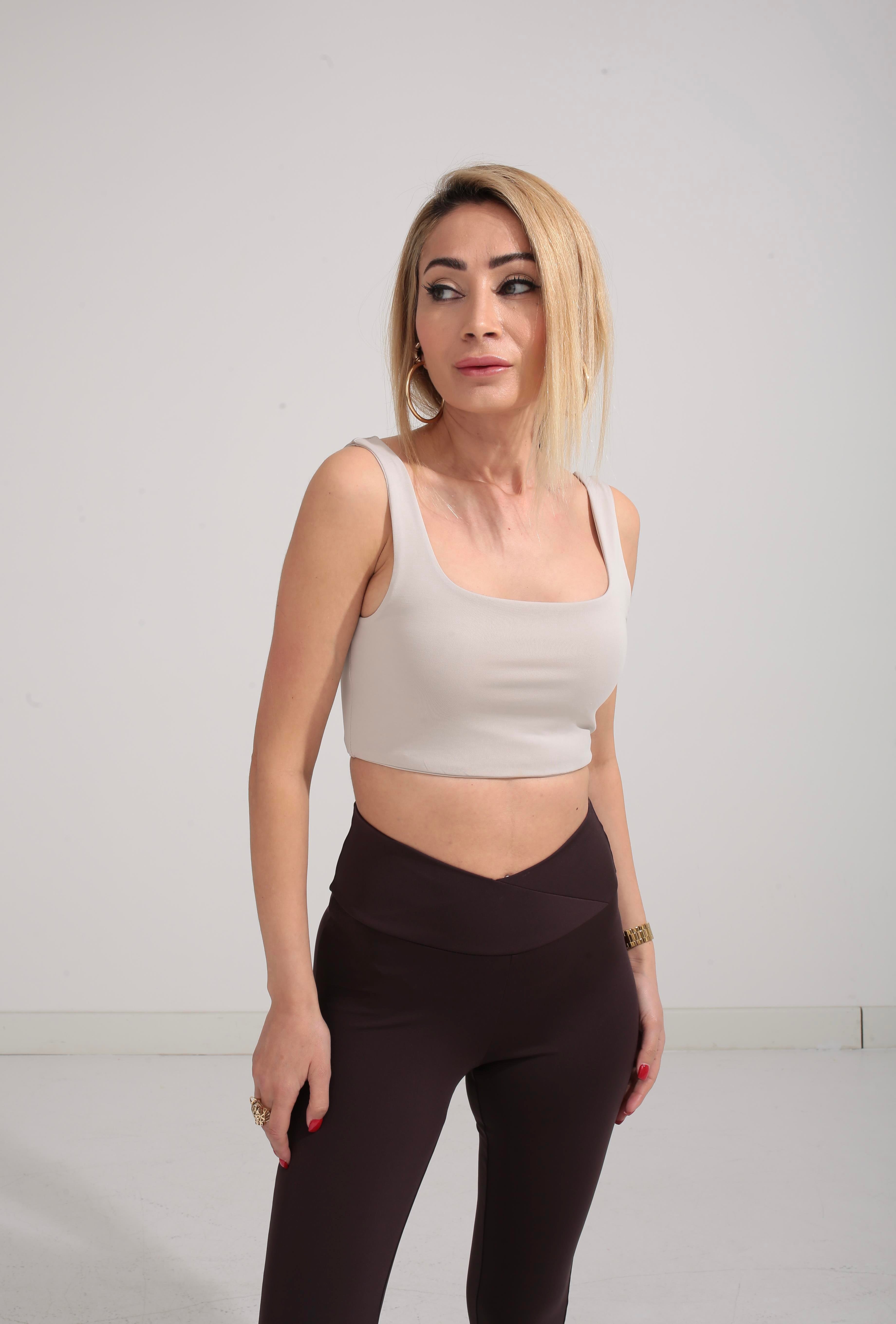 Taş Kalın Askı Crop CROP | NO33