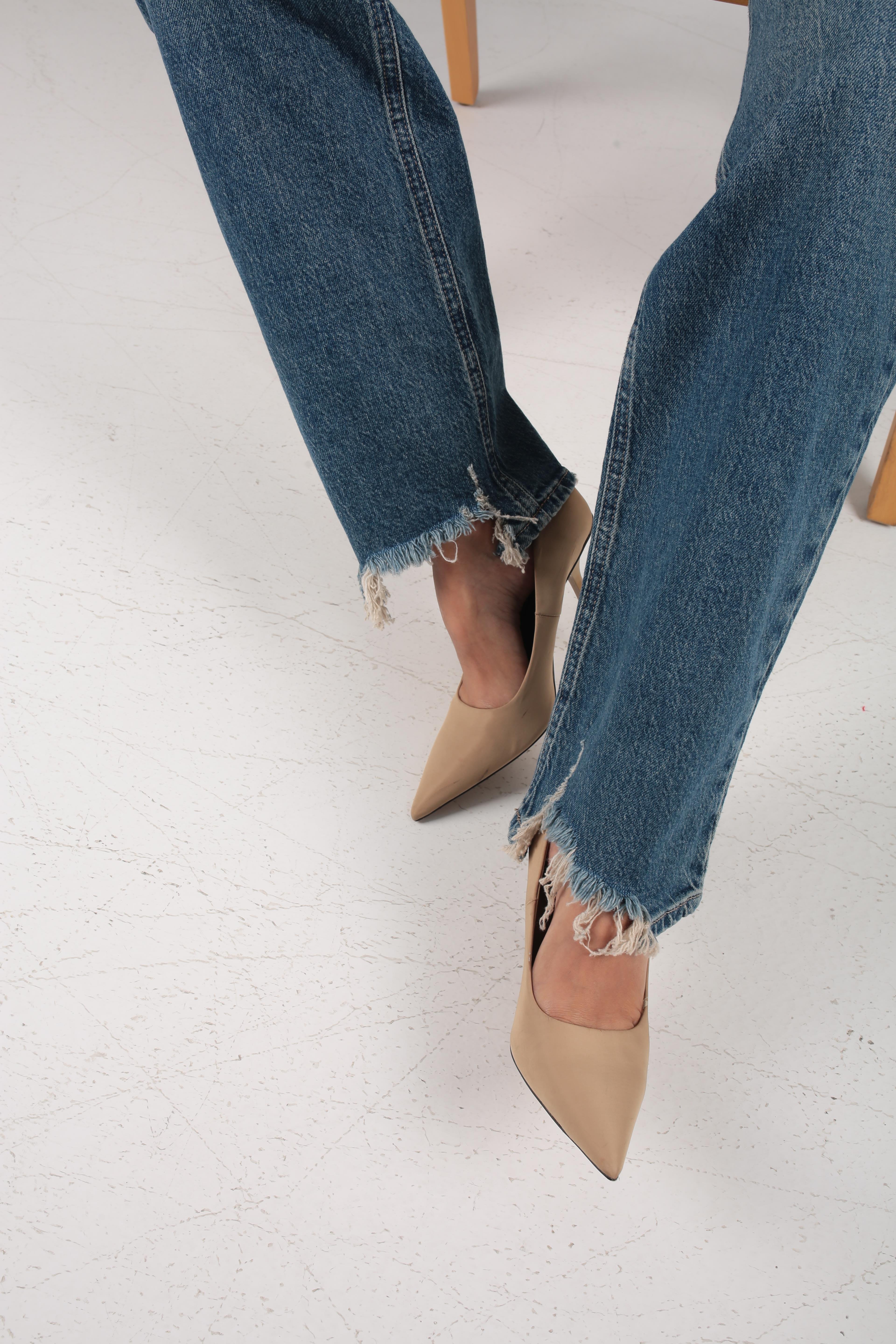 Tırnaklı Vintage Slim Jean(1875-1) JEAN