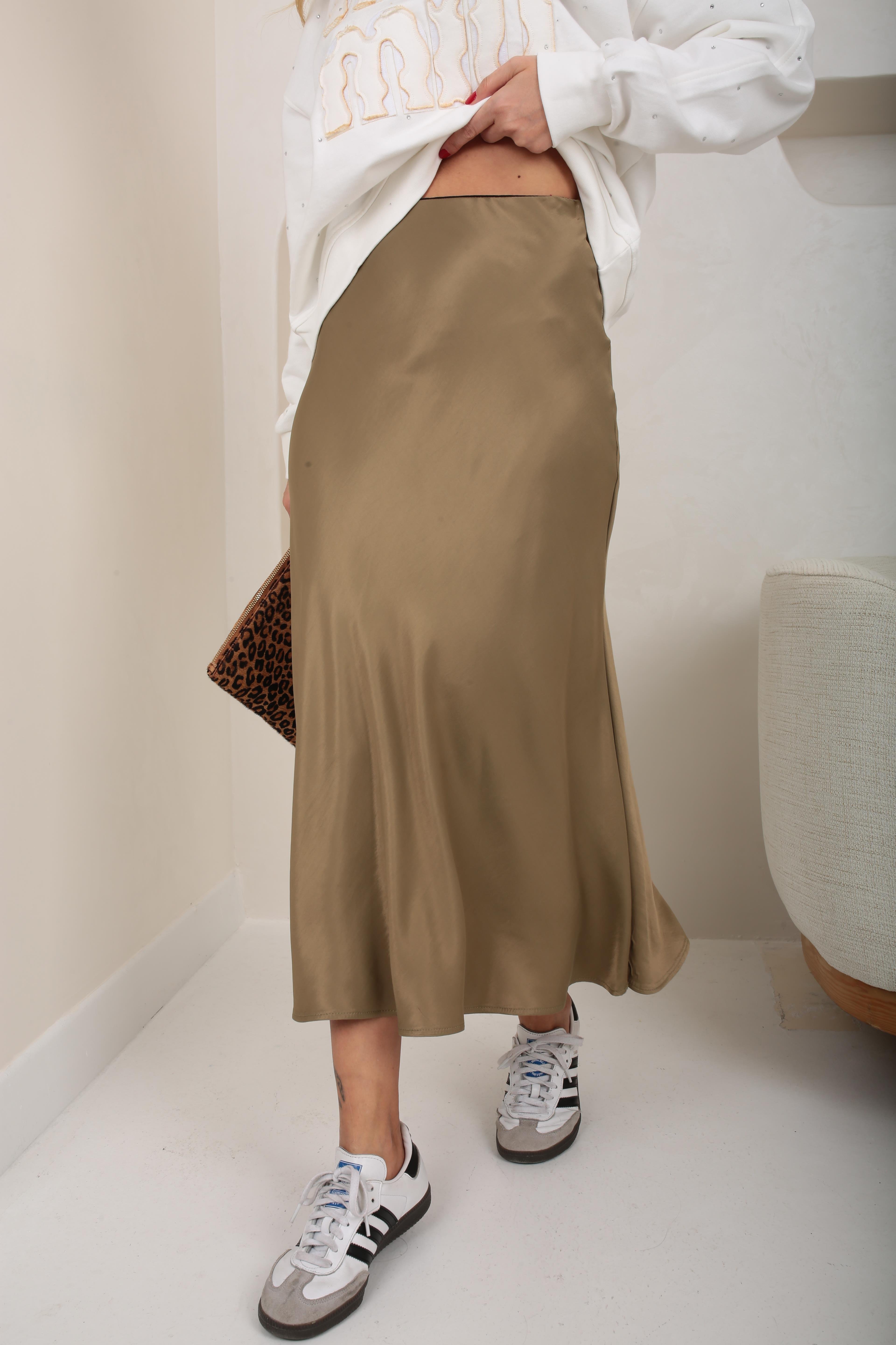 Verev Kesim Haki Saten Etek ETEK