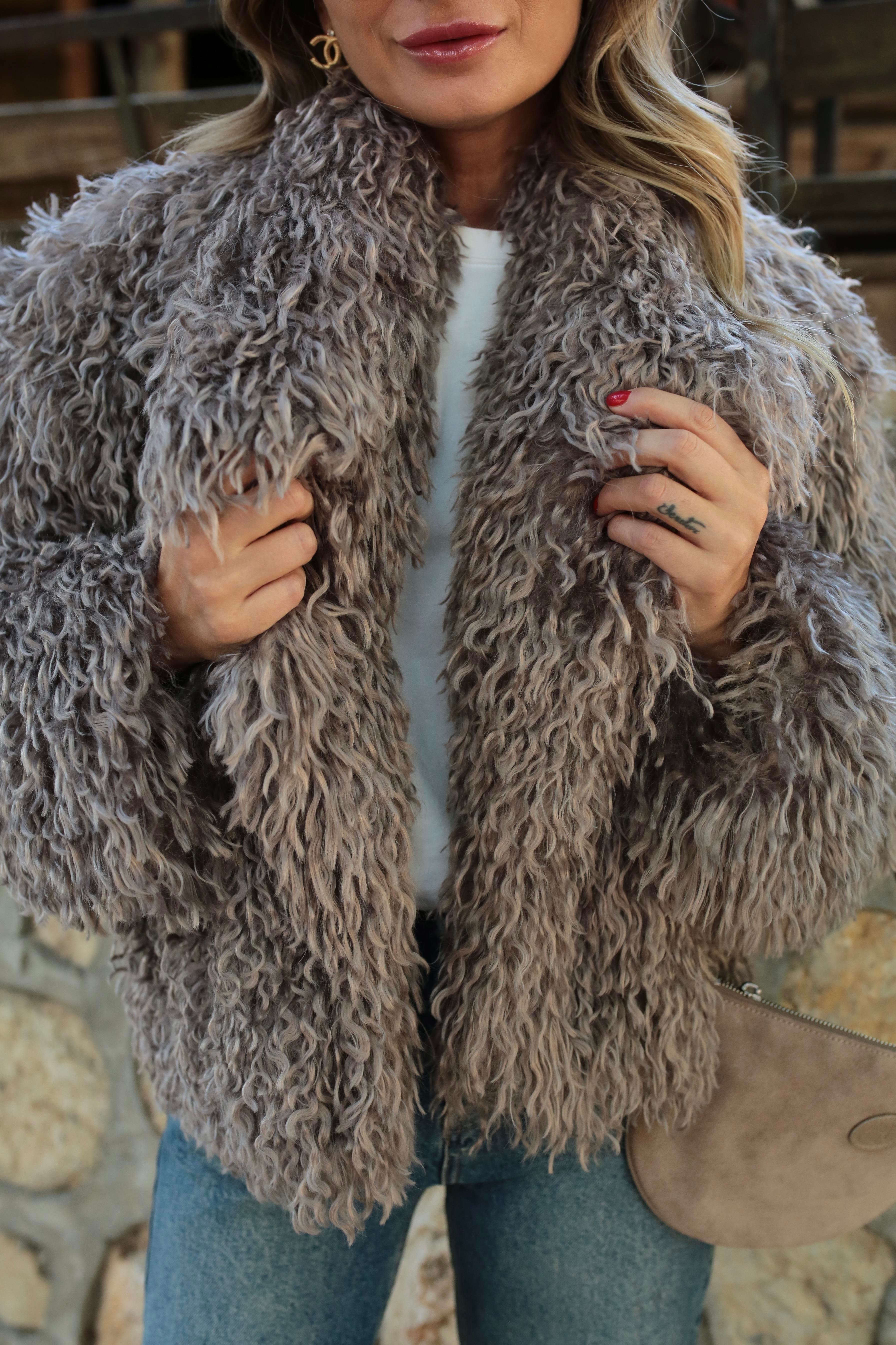 Vizon Kısa Premium Kürk KABAN