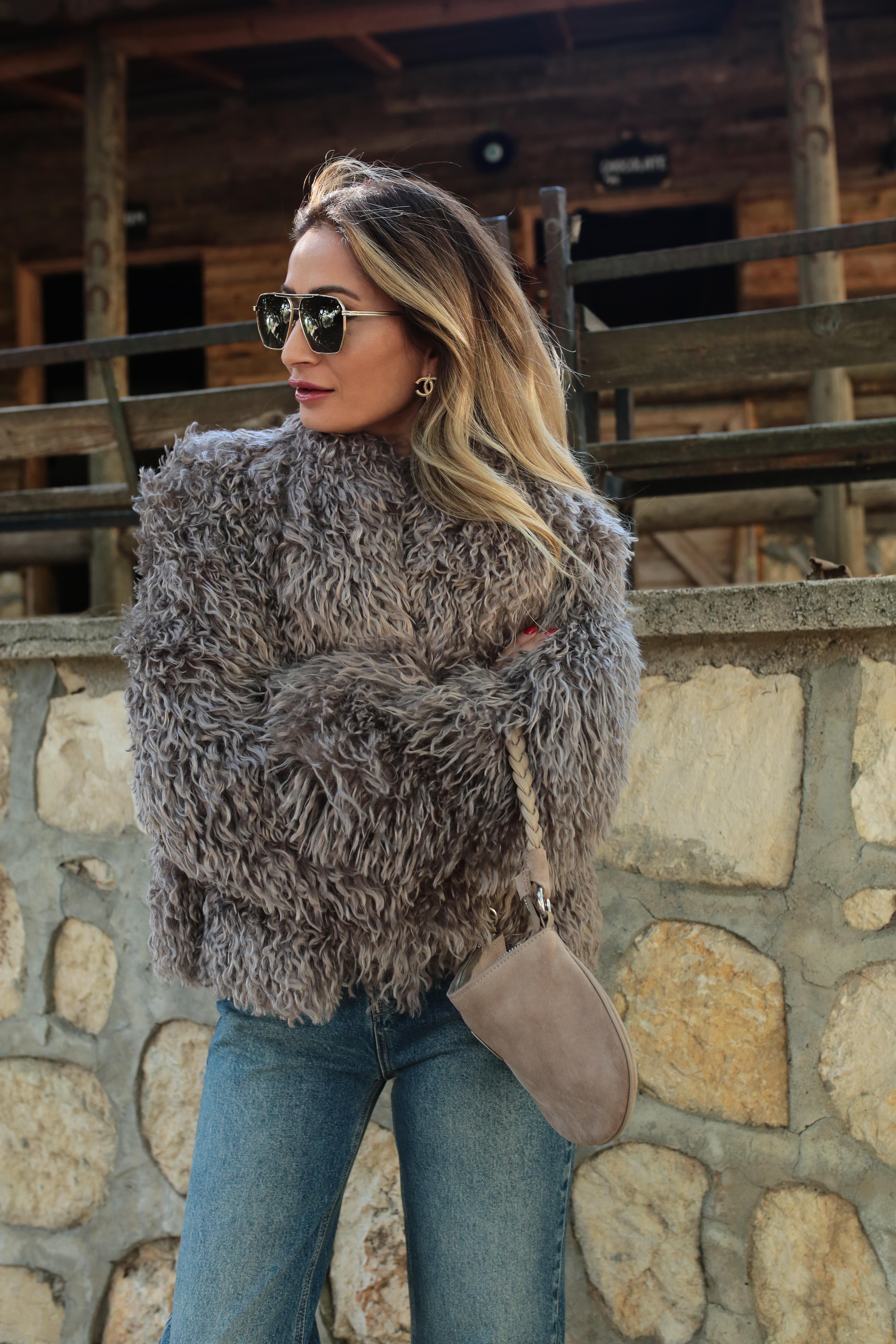 Vizon Kısa Premium Kürk KABAN