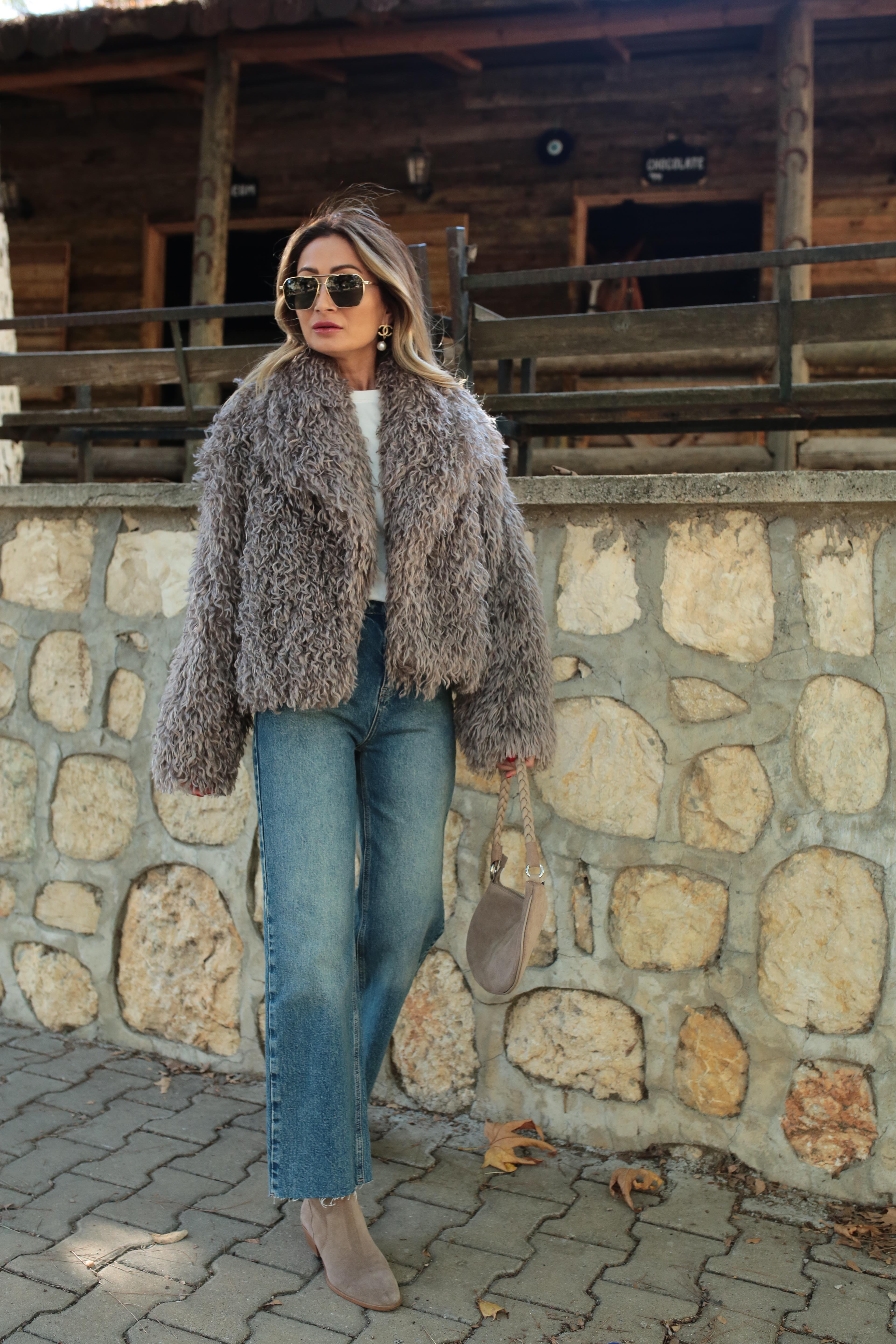 Vizon Kısa Premium Kürk KABAN