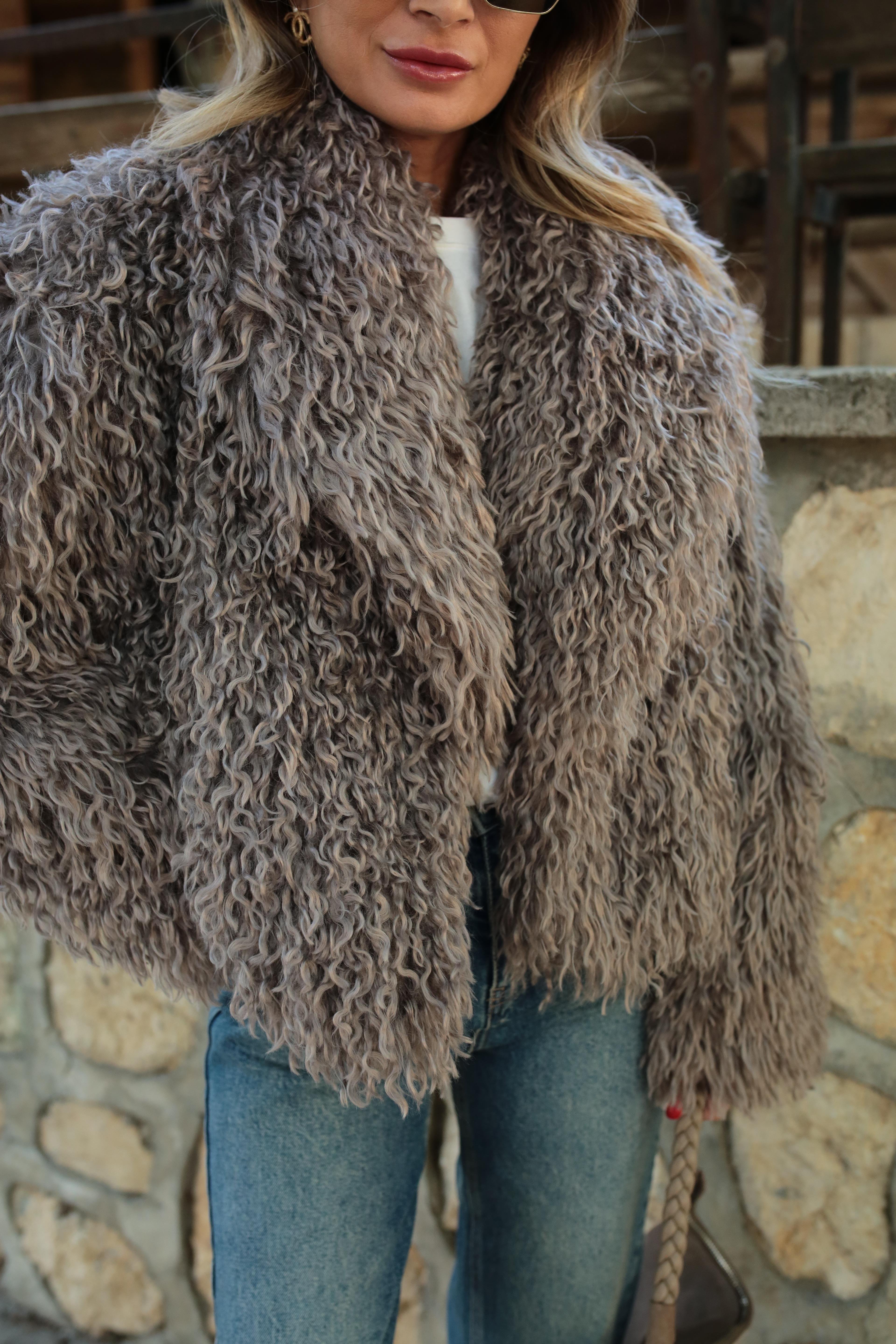 Vizon Kısa Premium Kürk KABAN