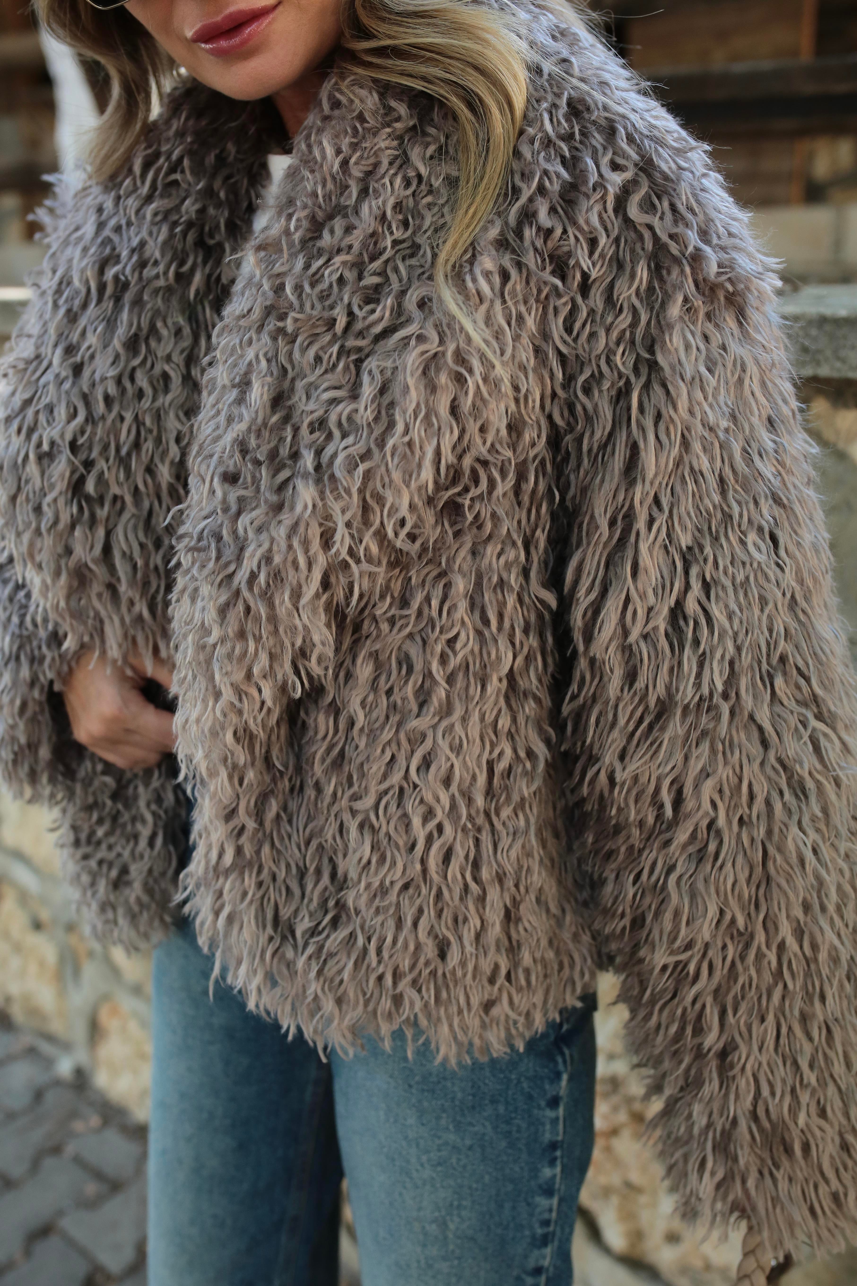 Vizon Kısa Premium Kürk KABAN