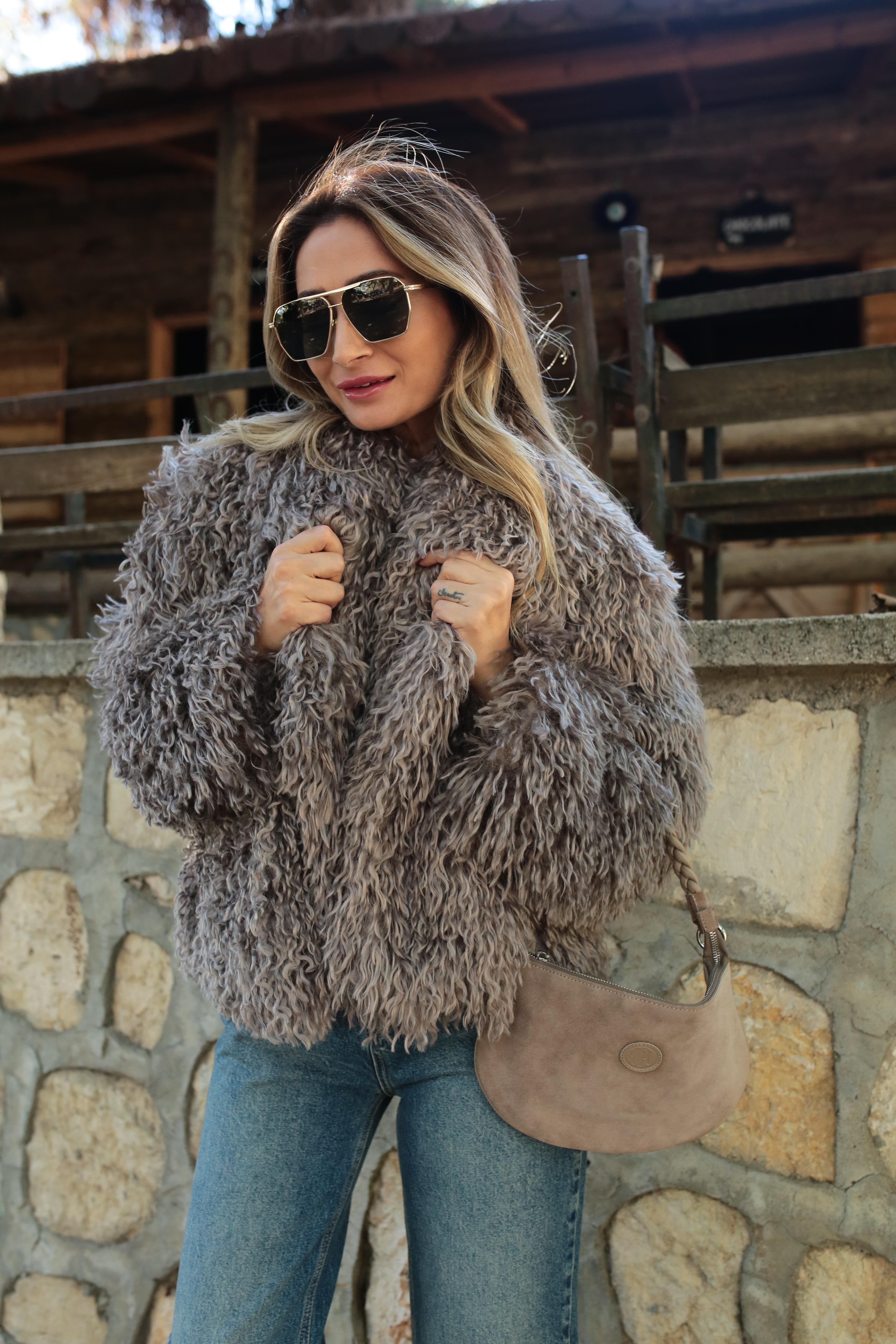 Vizon Kısa Premium Kürk KABAN