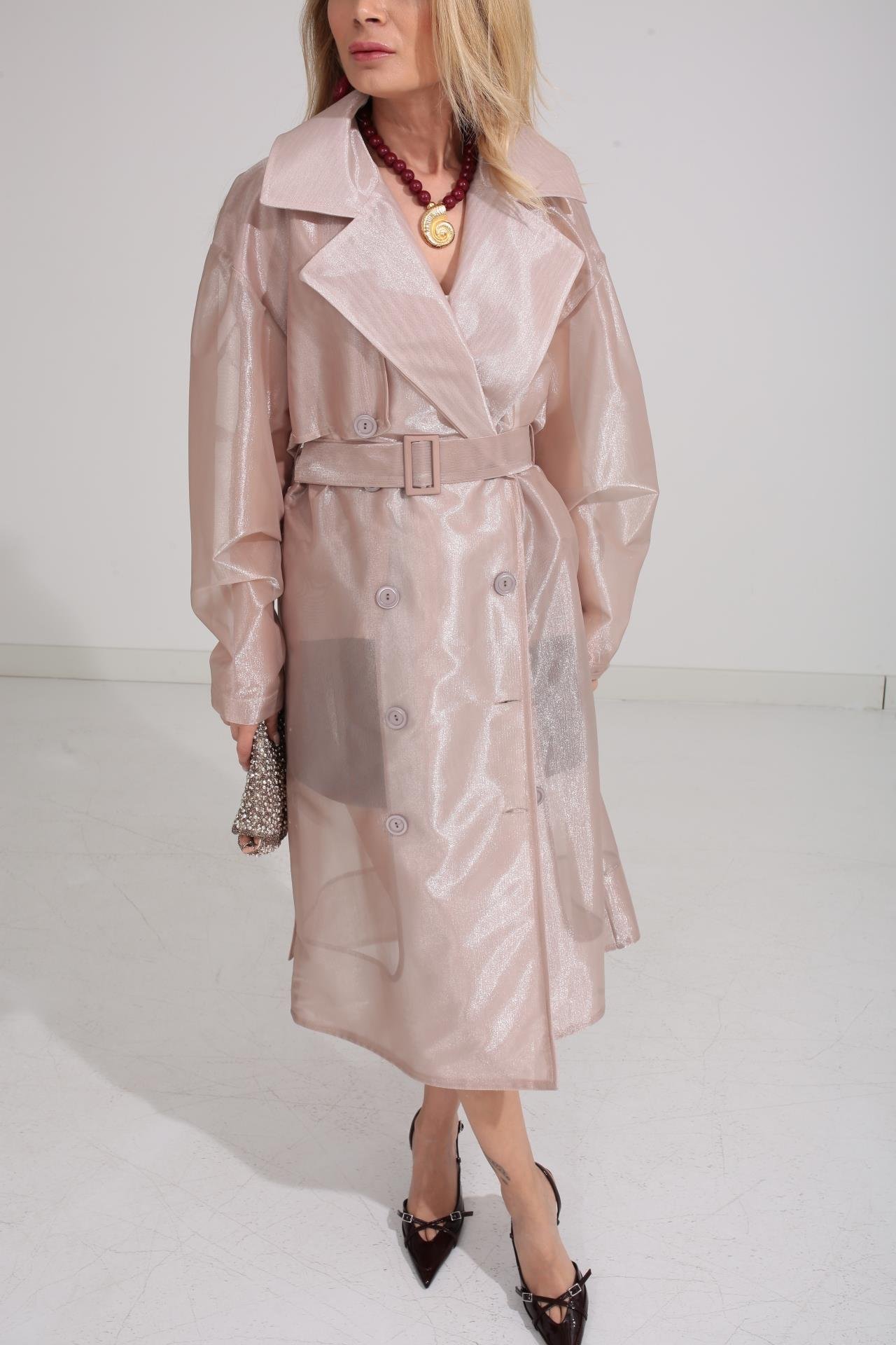 Vizon Organze Tül Trenç TRENÇKOT