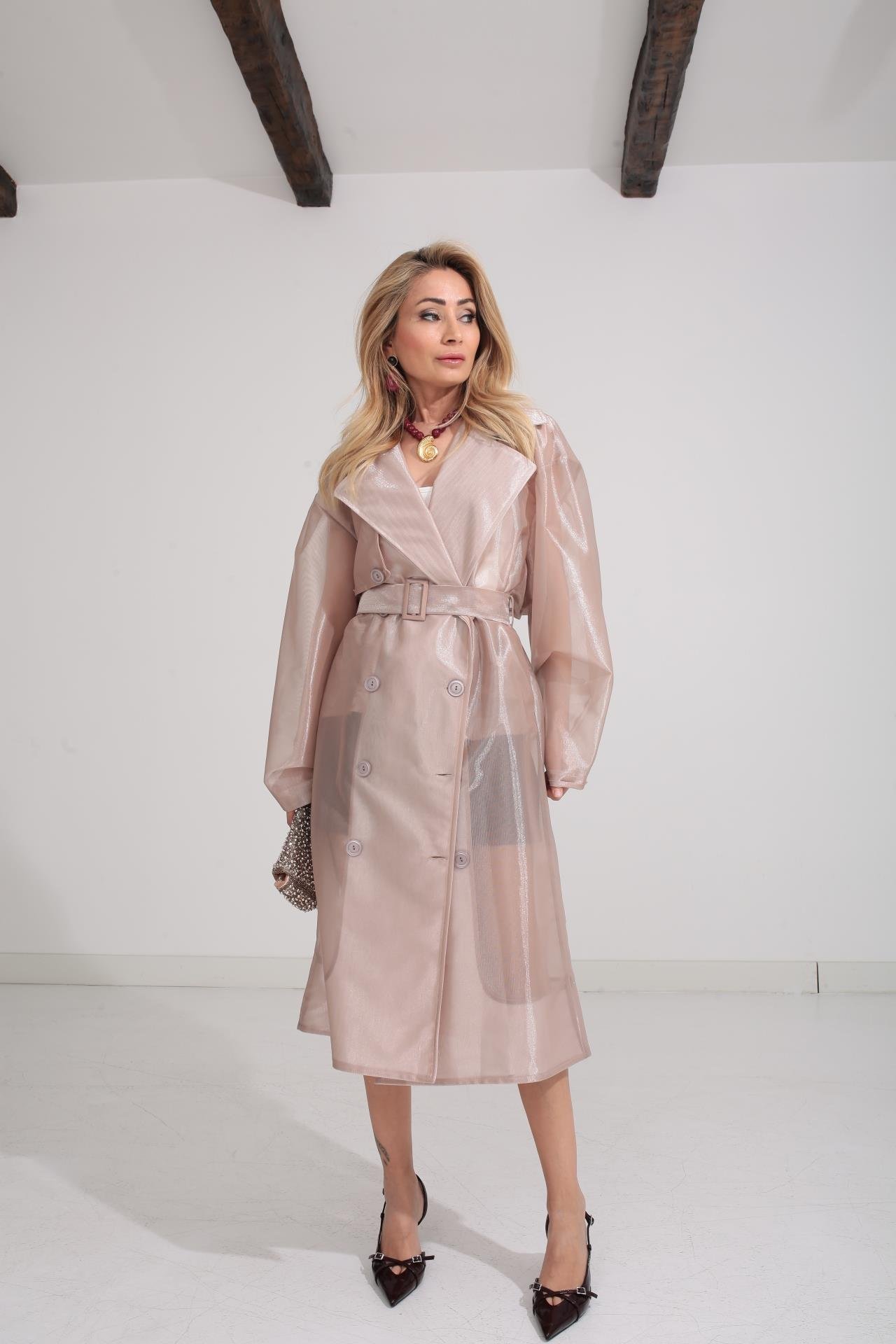 Vizon Organze Tül Trenç TRENÇKOT