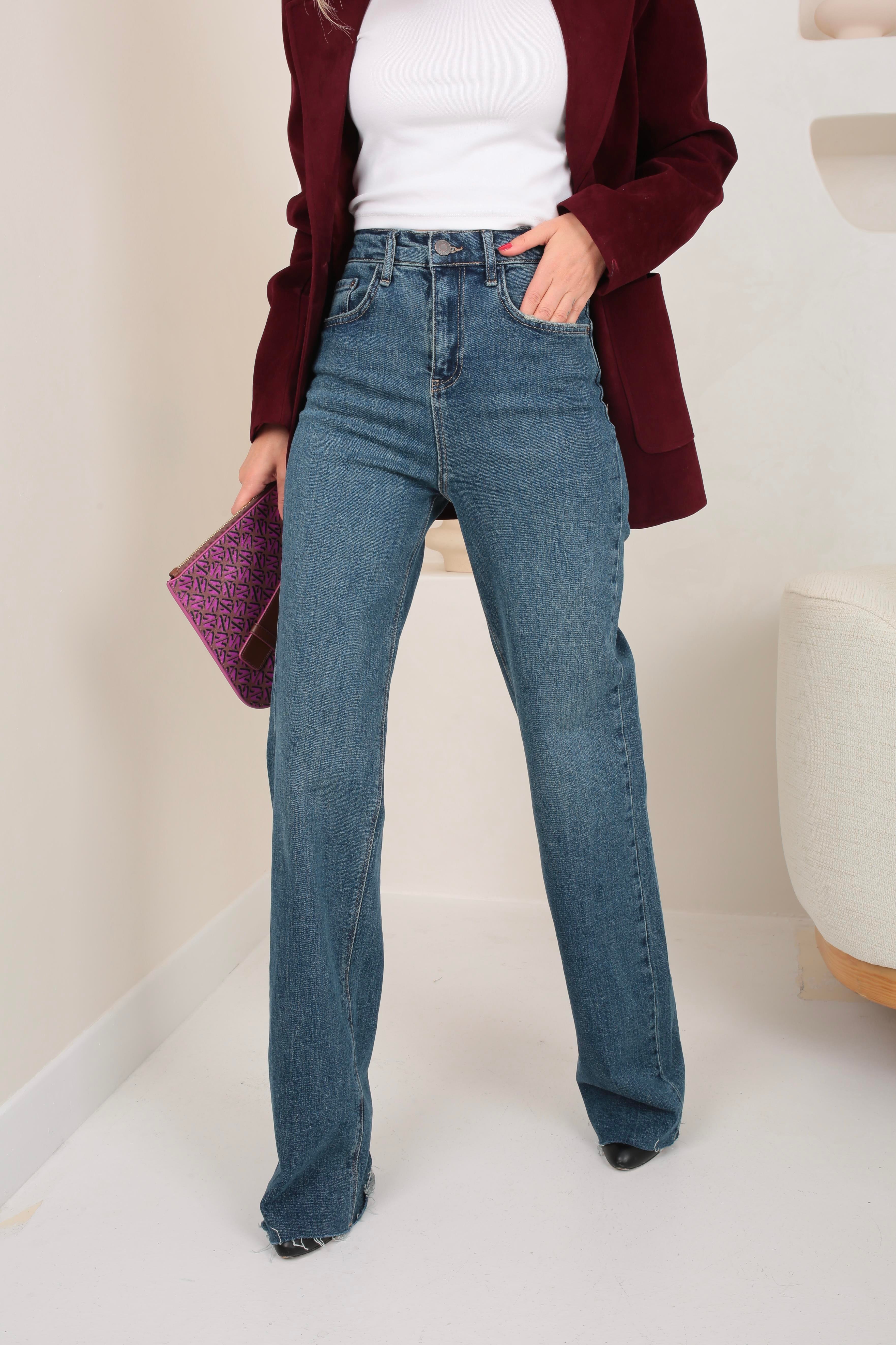 Wide Leg Full Lenght Jean(1943-2) JEAN