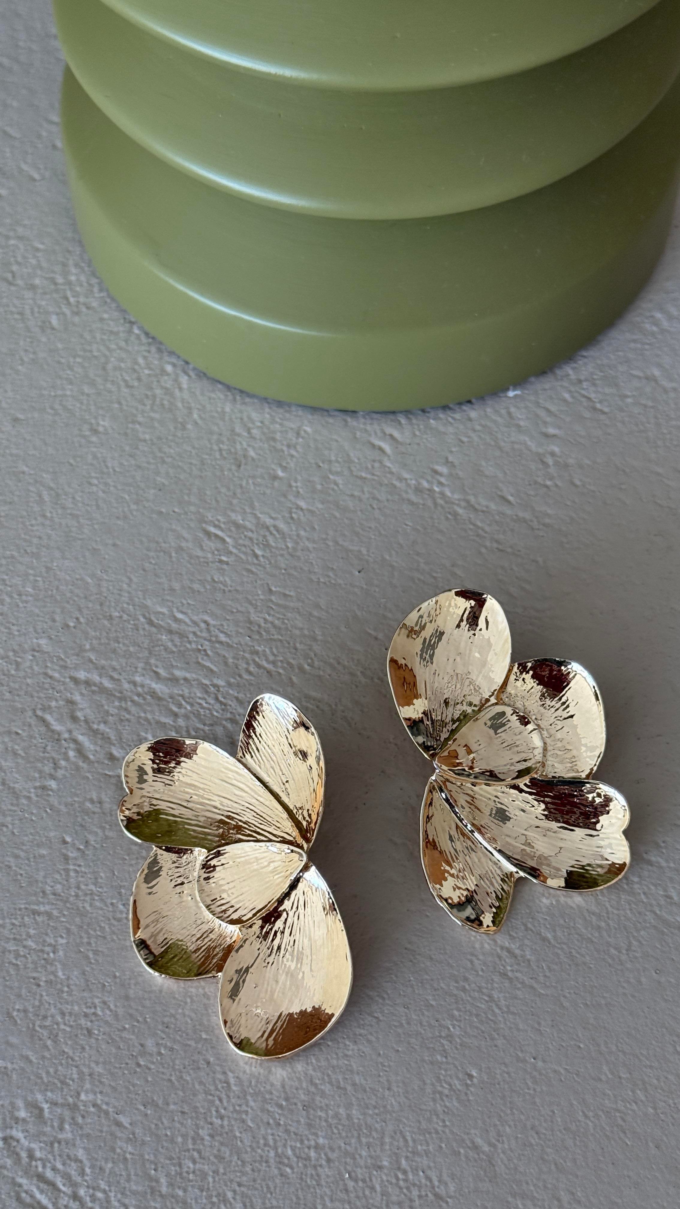 Yapraklı Gold Küpe KÜPE | NO33