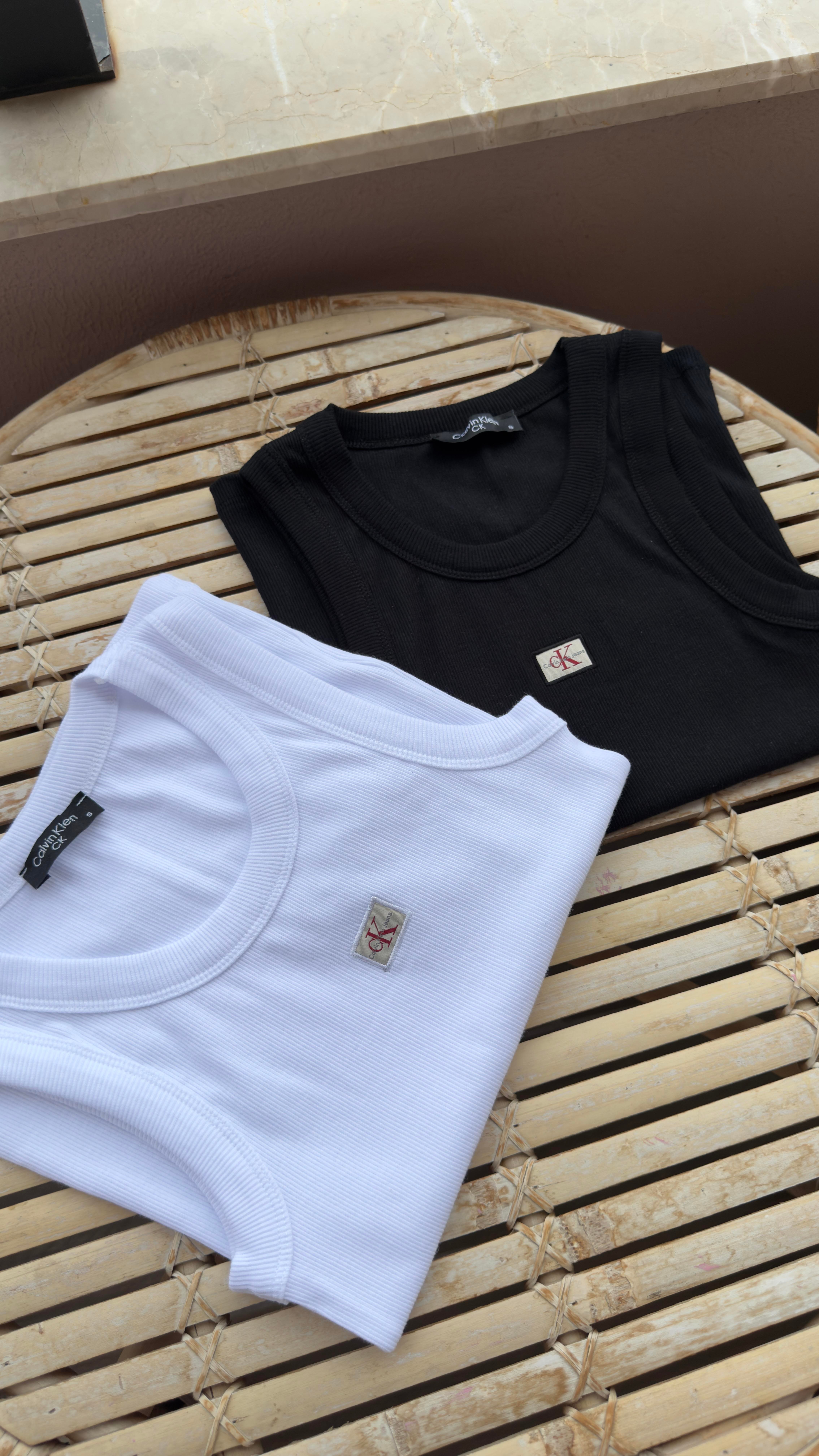 Yüzücü Kol Küçük Nakışlı Siyah Atlet ATLET | NO33