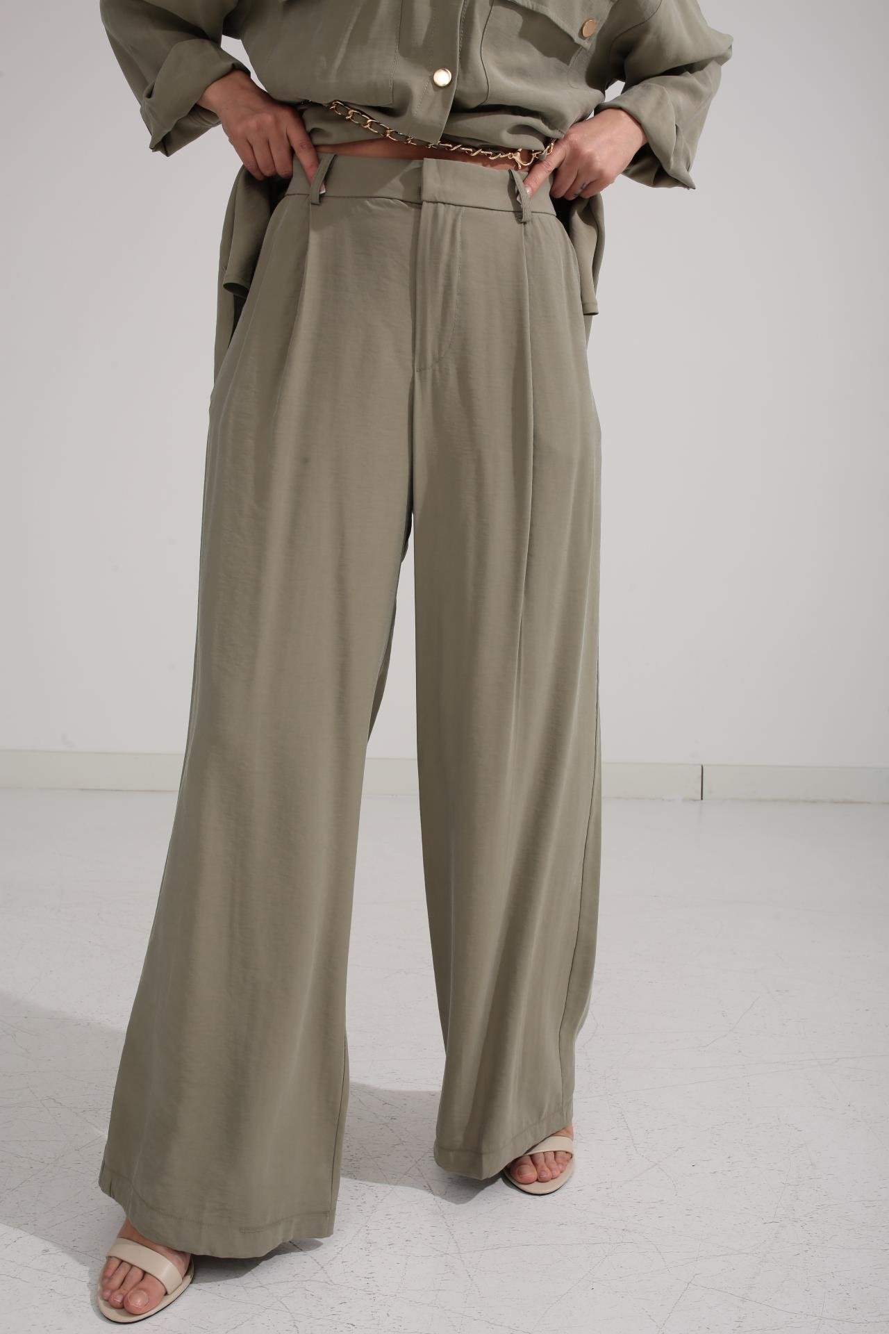 Zincir Kemerli Mint Tensel Takım TAKIM