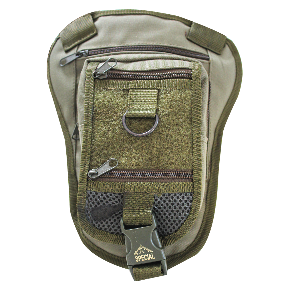 ASKERİ ÇANTA JANDARMA Tactical Özel Bölmeli Omuz Çantası - Haki