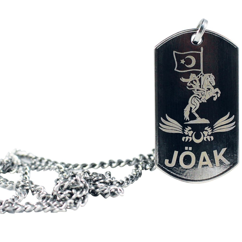 ASKERİ KÜNYEJÖAK ARMALI ÇİFT TARAFLI ASKERİ KÜNYE