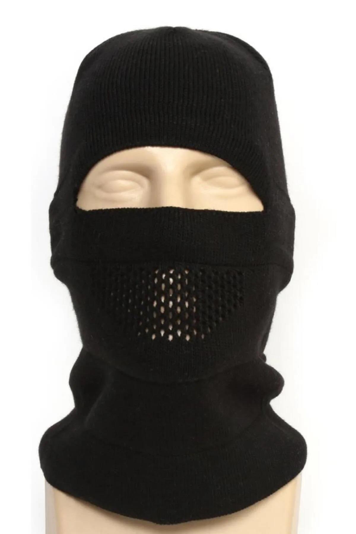 BERE & BALAKLAVATACTICAL ASKER, MODULER KAR MASKESİ SİYAH