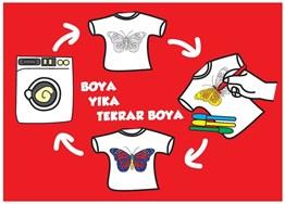 BOYANABİLİR TSHİRTÇocuk Boyanabilir Tshirt - Çelik Kanatlar