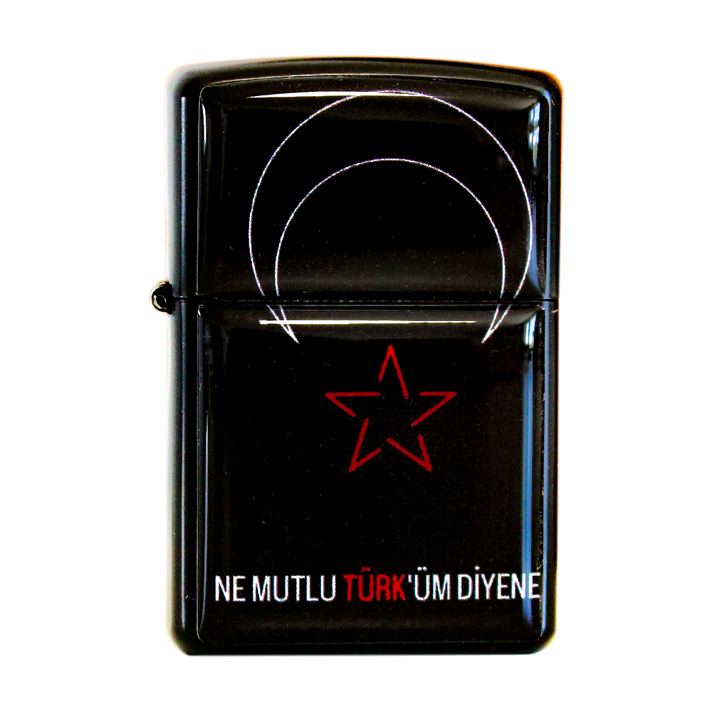 ÇAKMAK Jandarma Bayrak Logolu Zippo Çakmak