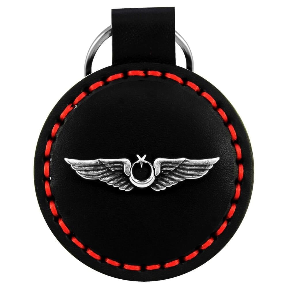 DERİ ANAHTARLIKJHV ÇELİK KANATLAR DERİ ANAHTARLIK