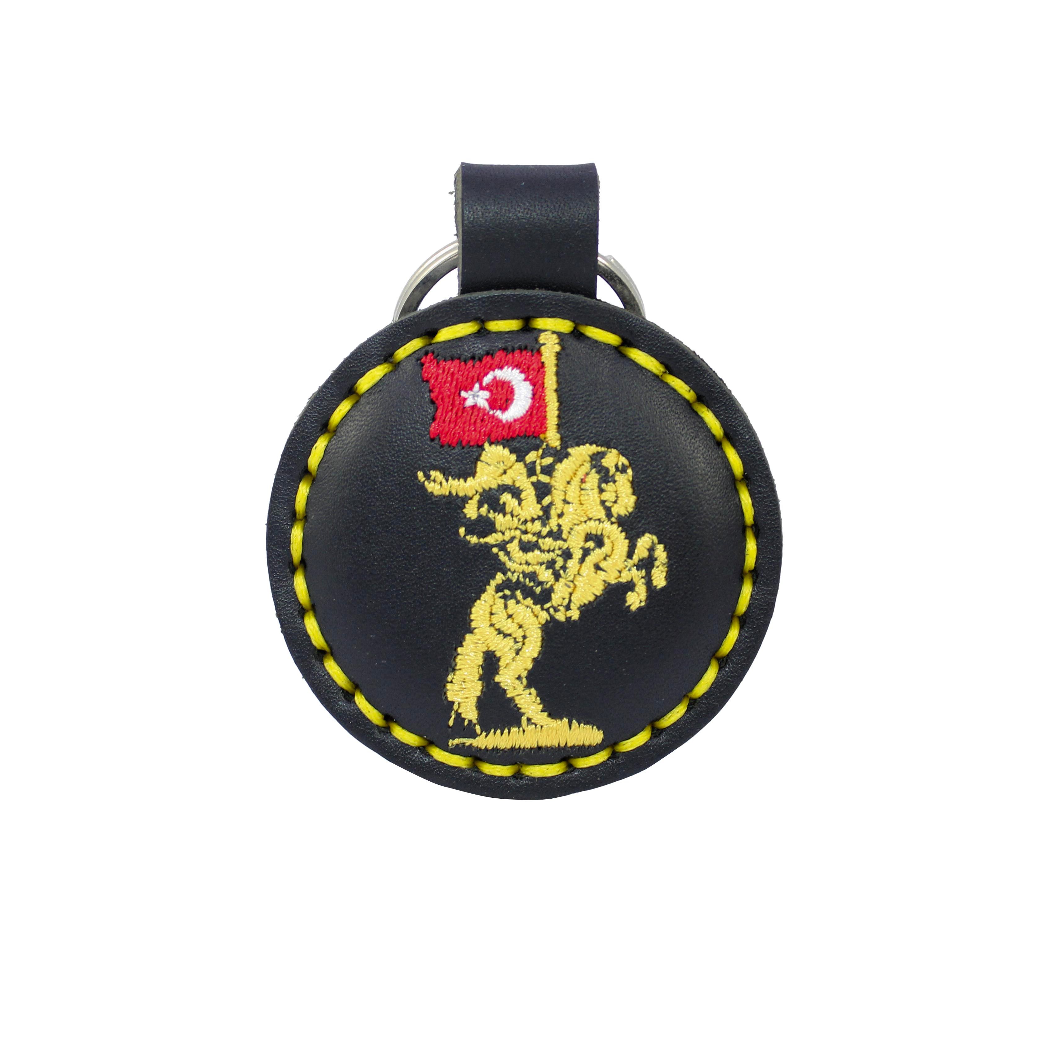 DERİ ANAHTARLIKJÖAK YUVARLAK DERİ ANAHTARLIK 