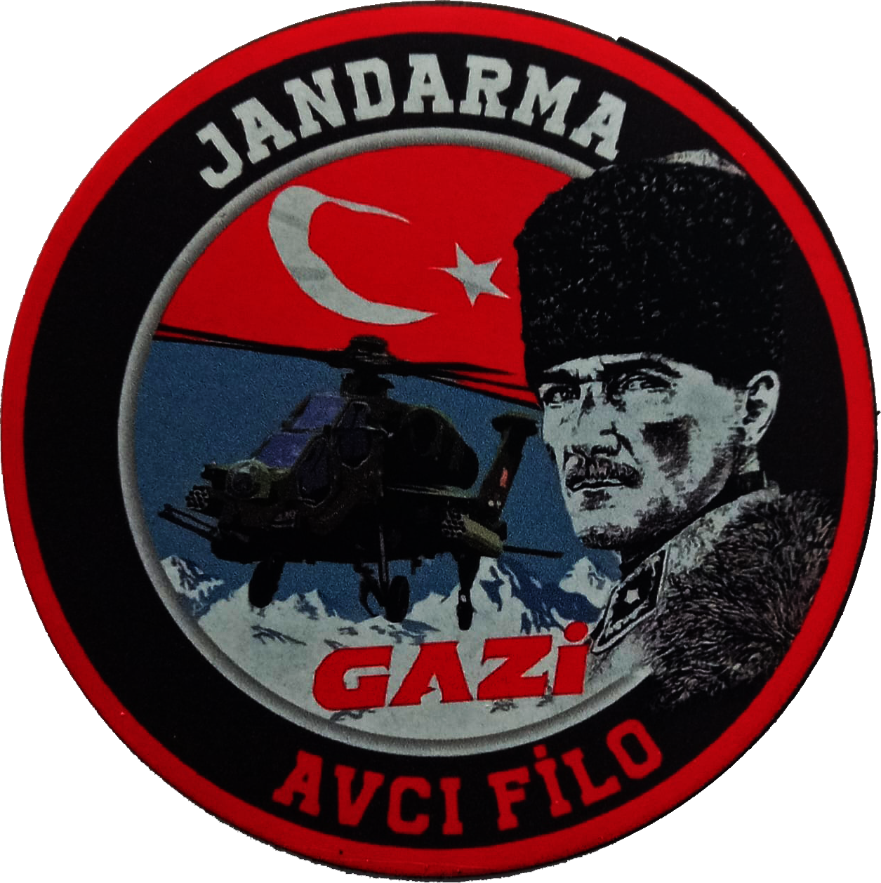 DERİ PEÇJANDARMA GAZİ AVCI FİLO DERİ PEÇ