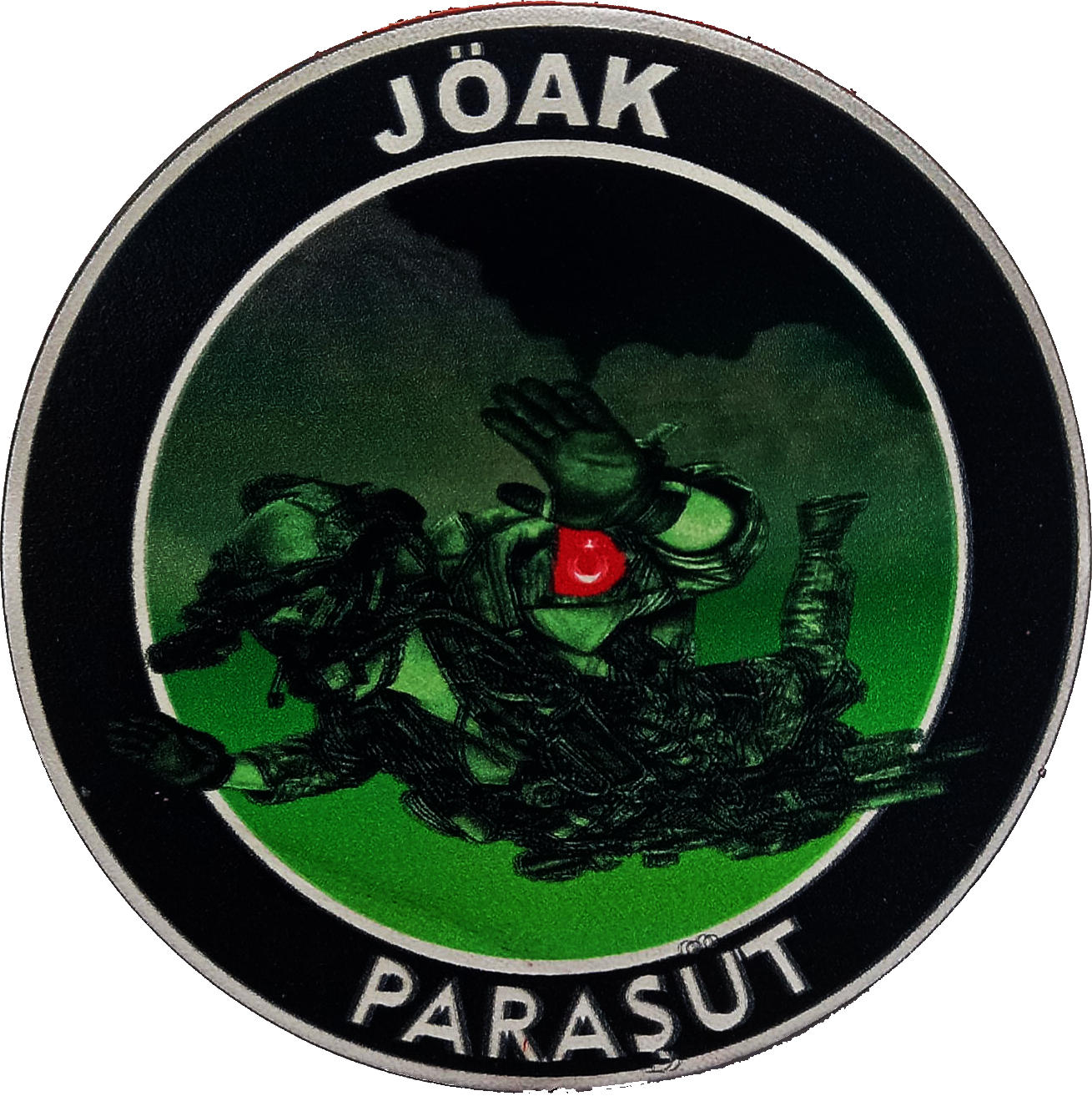 DERİ PEÇJÖAK PARAŞÜT YEŞİL DERİ PEÇ