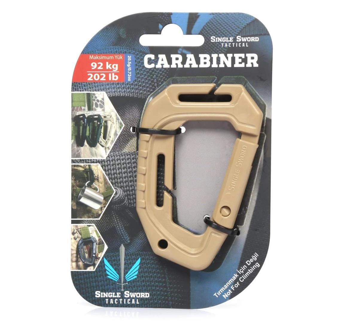 KARABİNA KANCATactical Molle Karabina Kanca 92 kg - Bej