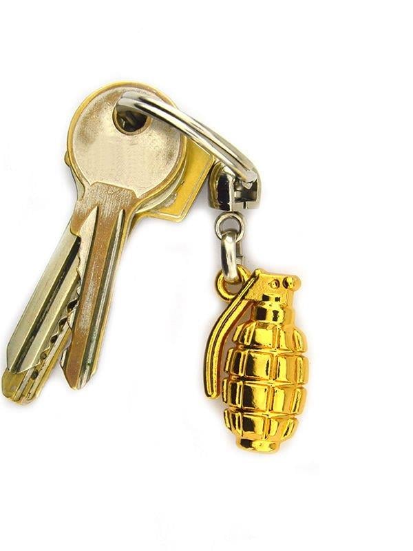 METAL ANAHTARLIKJOAK METAL EL BOMBASI ANAHTARLIK GOLD RENK