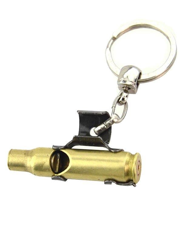 METAL ANAHTARLIKJOAK METAL MERMİ KOVAN DÜDÜKLÜ ANAHTARLIK