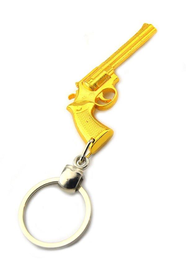 METAL ANAHTARLIKJOAK REVOLVER METAL ANAHTARLIK GOLD RENK