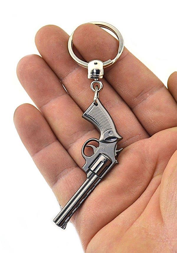 METAL ANAHTARLIKJOAK REVOLVER METAL ANAHTARLIK KOYU GRİ RENK