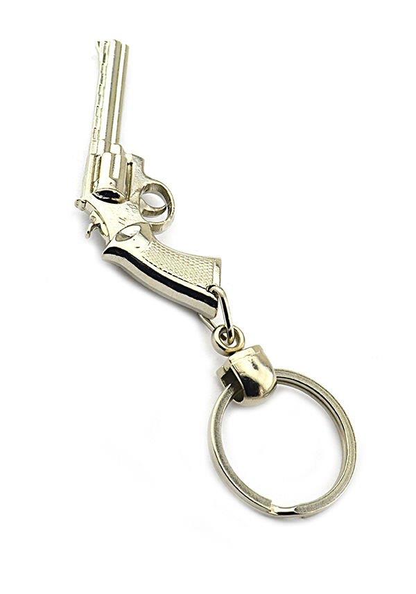 METAL ANAHTARLIKJOAK REVOLVER METAL ANAHTARLIK AÇIK GRİ RENK