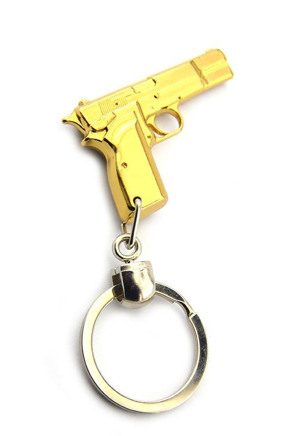 METAL ANAHTARLIKJOAK TABANCA METAL ANAHTARLIK GOLD RENK