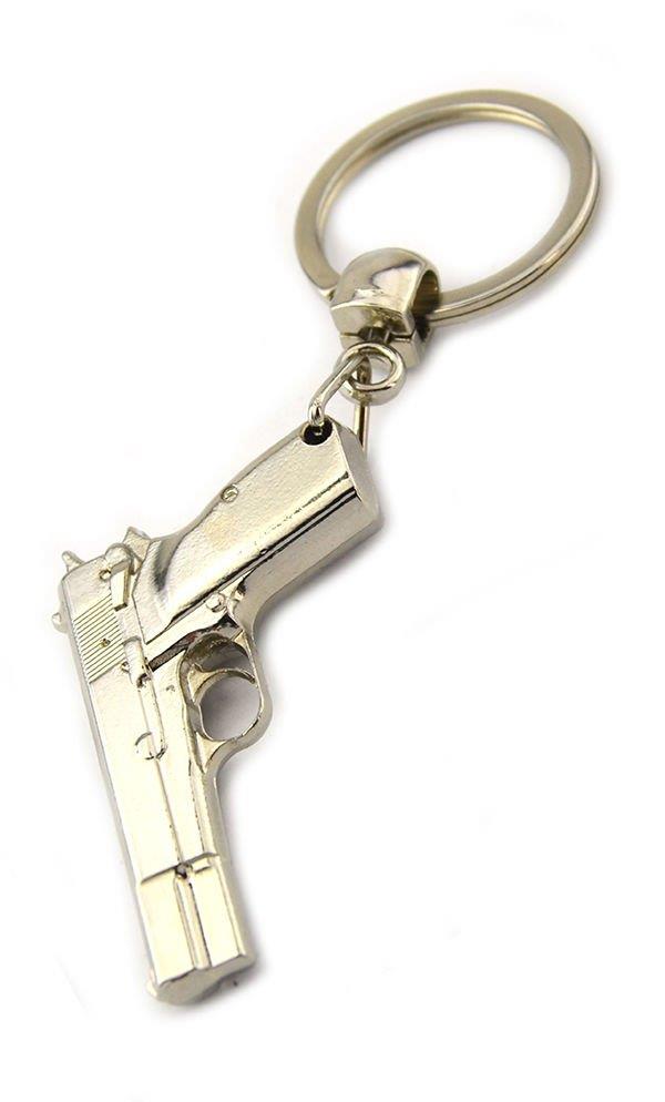 METAL ANAHTARLIKJOAK TABANCA METAL ANAHTARLIK GRİ RENK