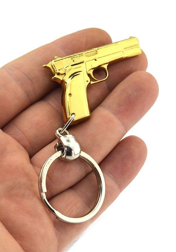 METAL ANAHTARLIKJOAK TABANCA METAL ANAHTARLIK GOLD RENK