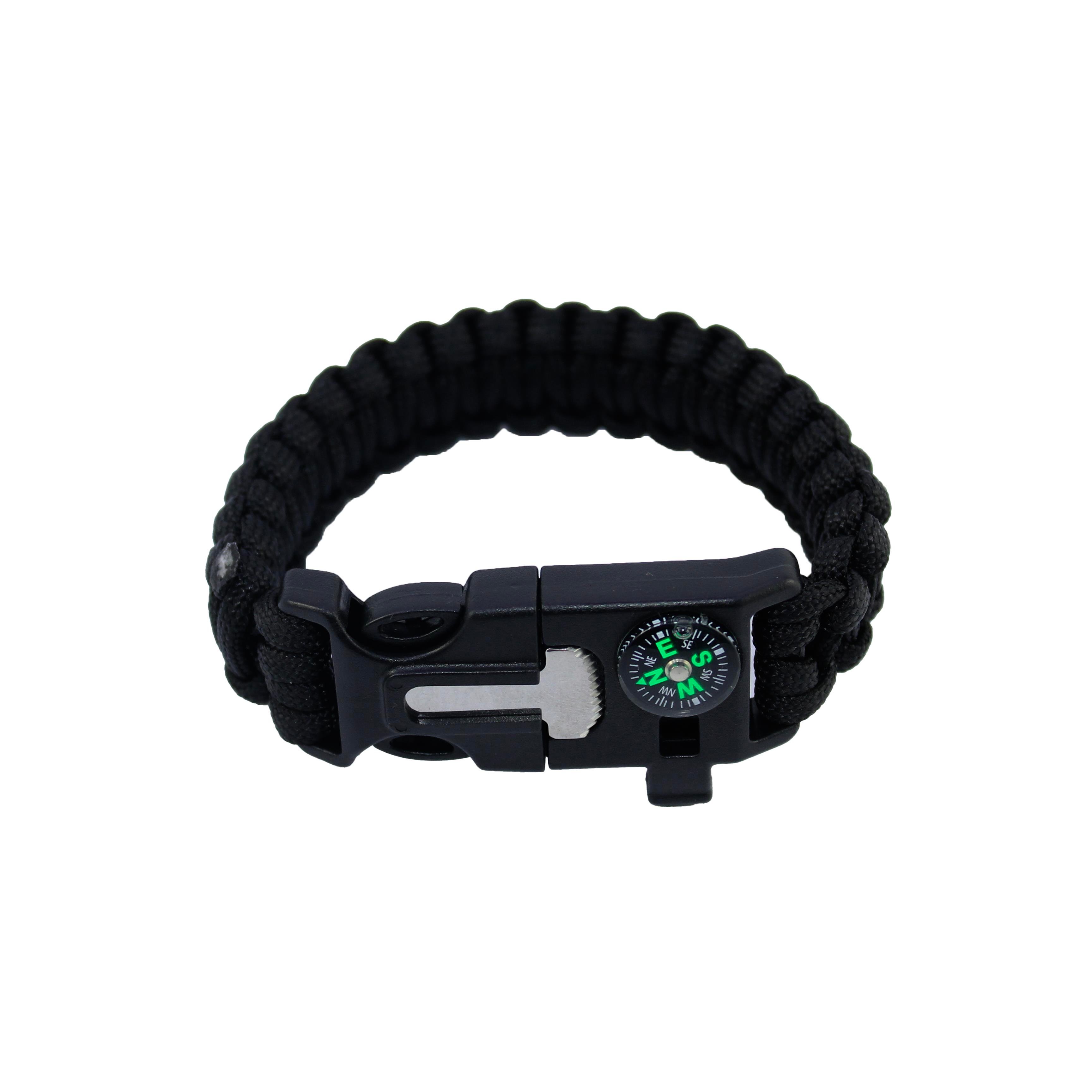 PARACORD BİLEKLİK & SAATJÖAK PARACORD BİLEKLİK - SİYAH