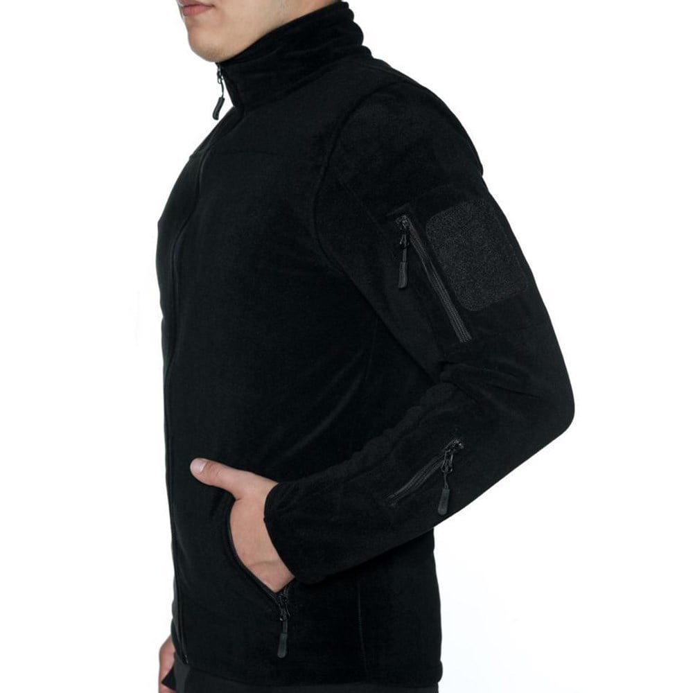 POLAR HIRKAJÖAK Tactical Askeri Haki Polar Hırka - Siyah