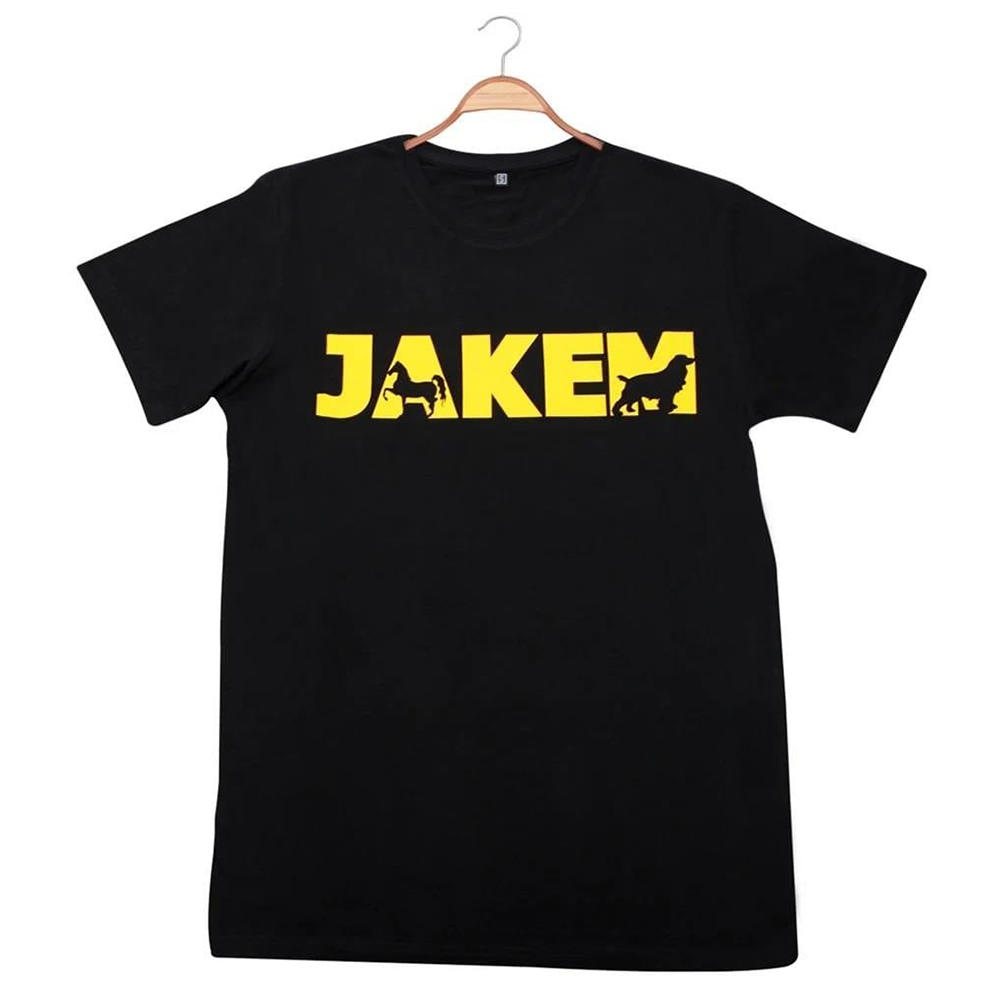 T-SHIRT Unisex Jakem Tshirt - Hep Birlikte Siyah
