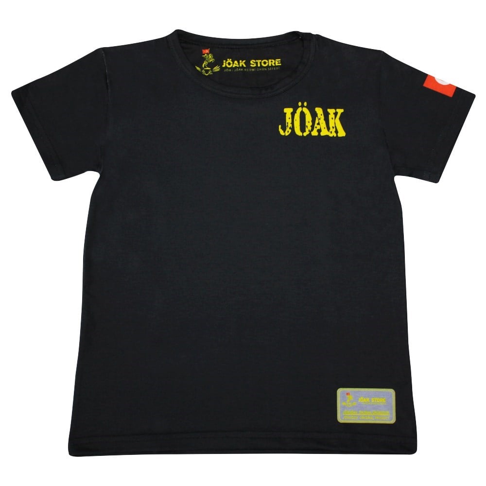 T-SHIRT Unisex JÖAK Kağanlar Tshirt - Siyah