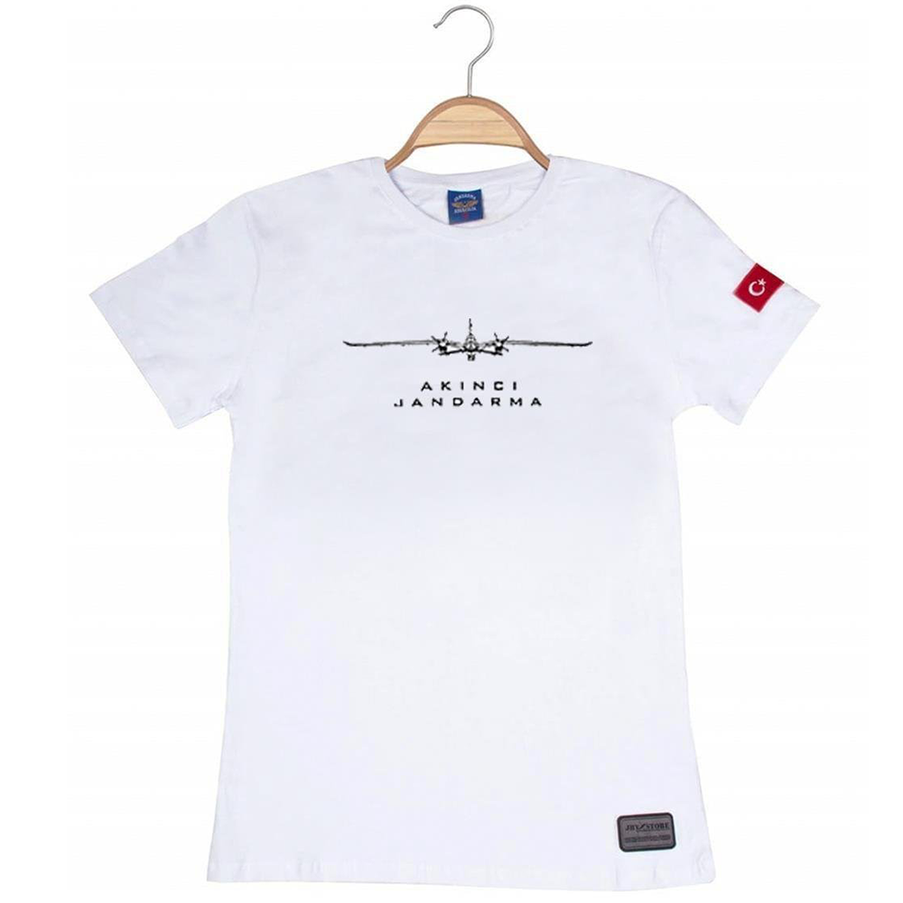T-SHIRTJHV AKINCILAR T-SHİRT-BEYAZ