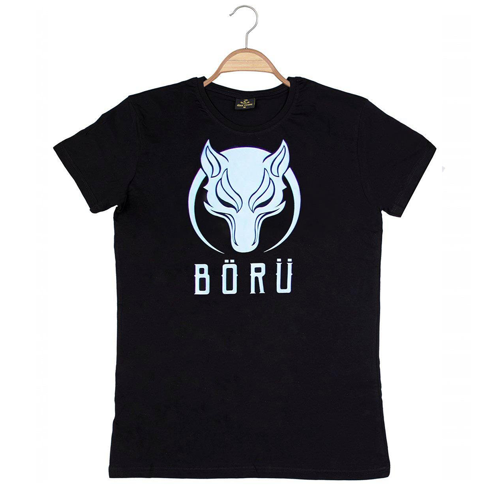 T-SHIRTUNİSEX JÖAK SIRT BASKILI BÖRÜ YETİŞKİN T-SHİRT