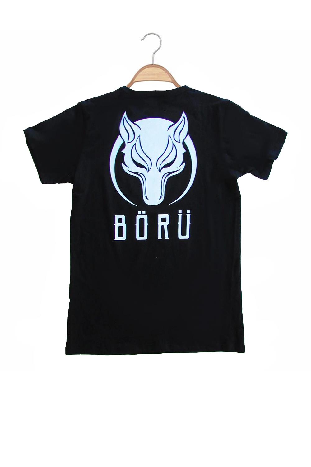 TSHİRTUNİSEX JÖAK SIRT BASKILI BÖRÜ ÇOCUK T-SHİRT