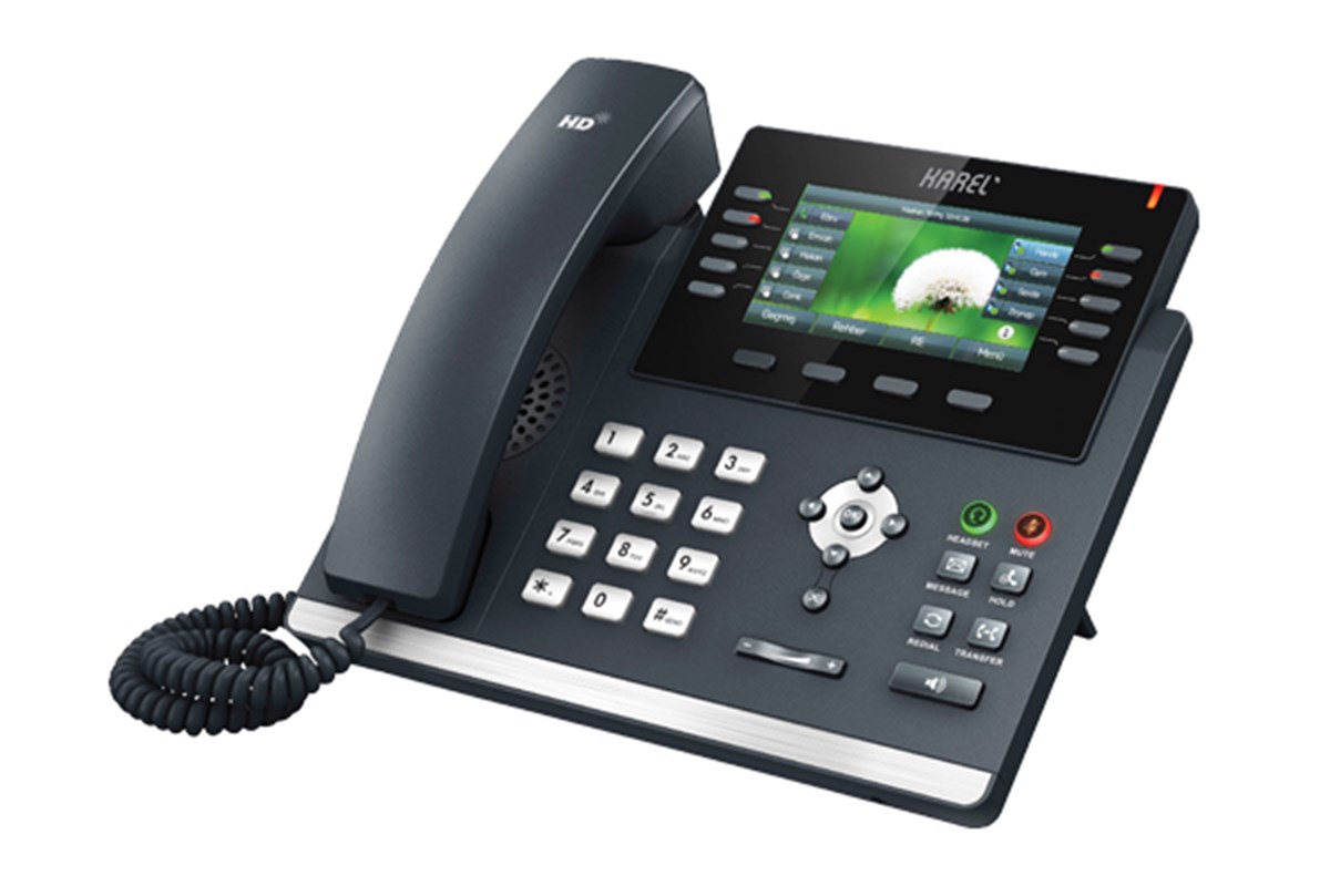 IP136 GİGABİT RENKLİ IP TELEFON (POE)