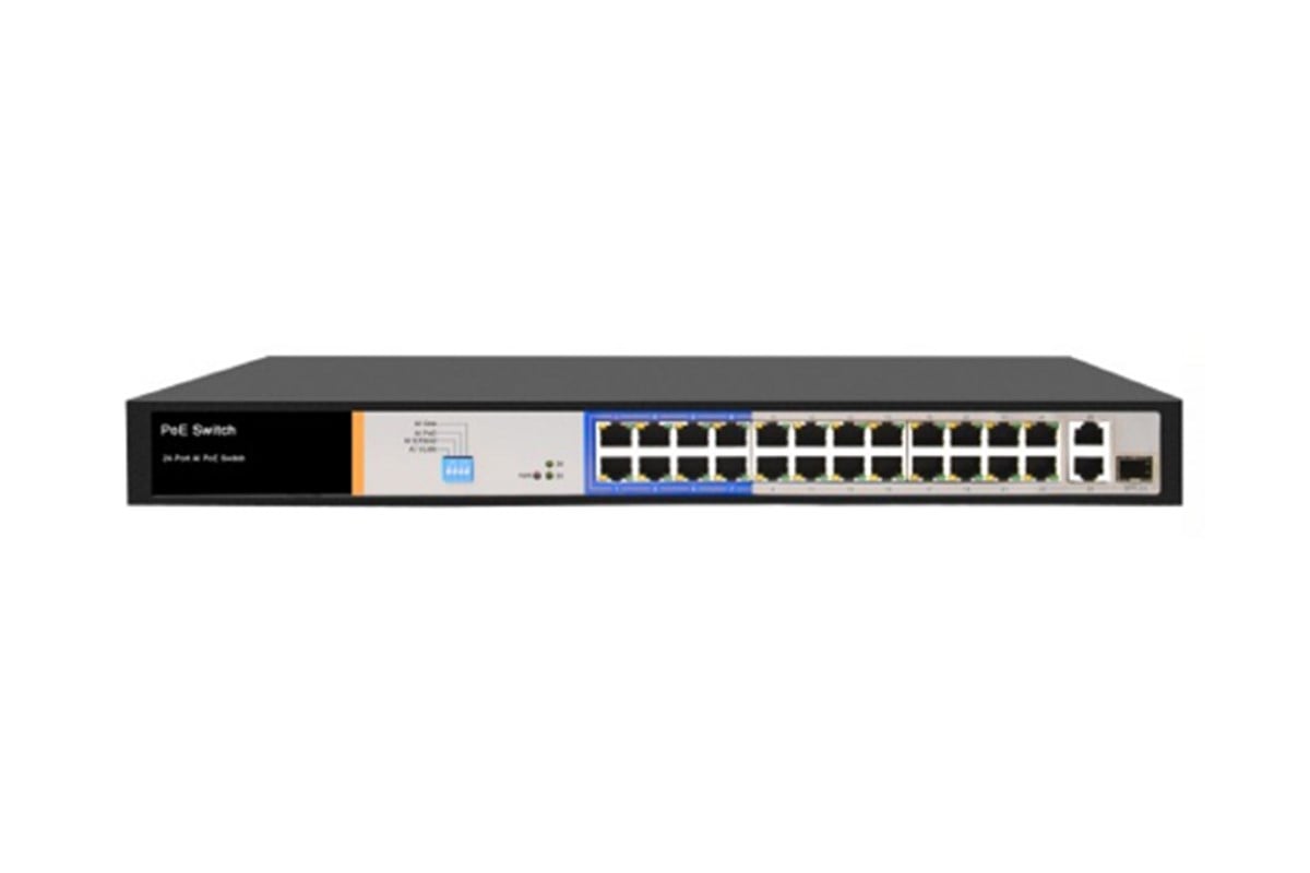 SWH6024-P  24X10/100 P.+2X1000 UPLİNK+1SFP 250W