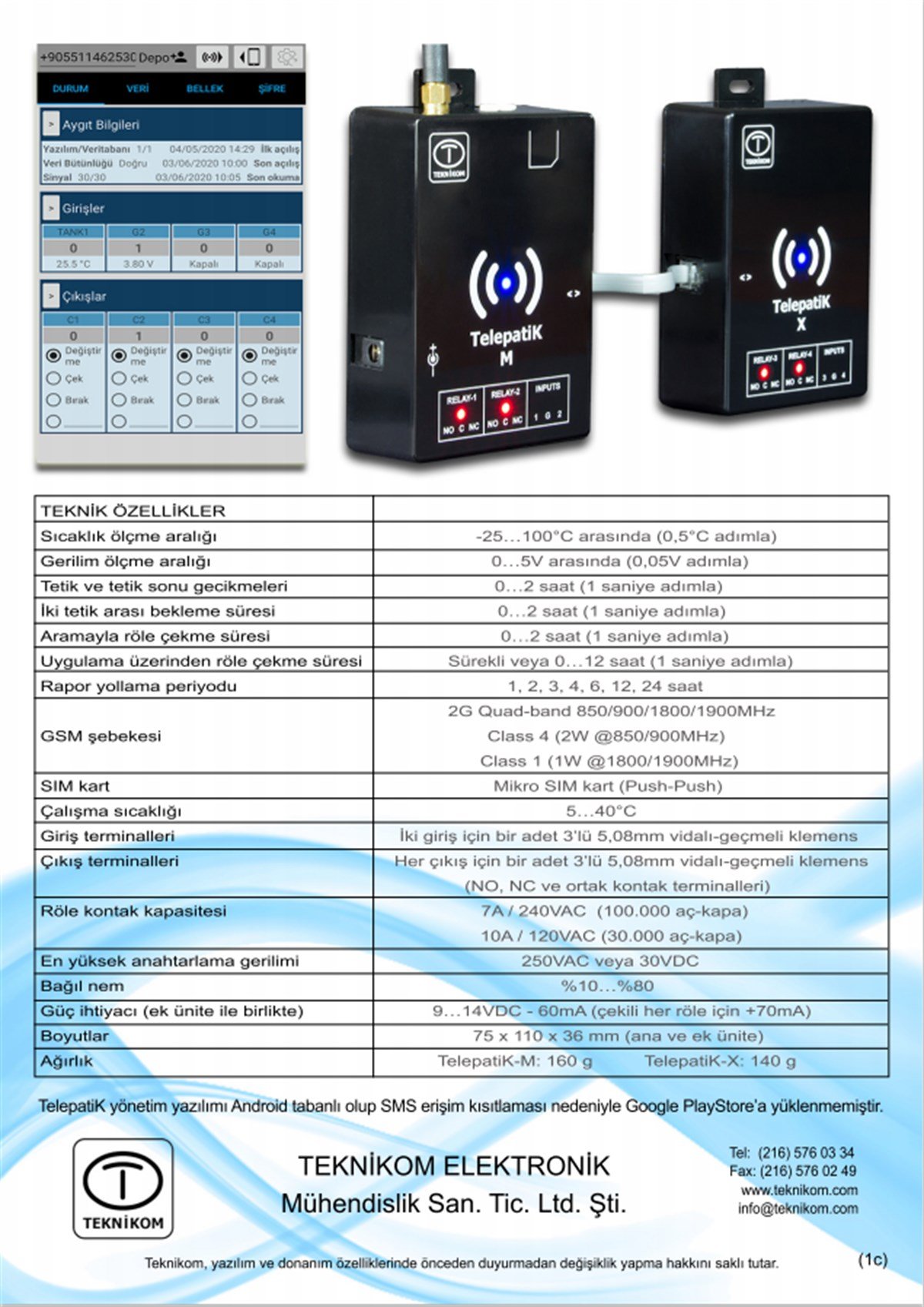 TELEPATİK-M UZAK DENETLEYİCİ ANA MD.(ADAPTÖRLÜ)