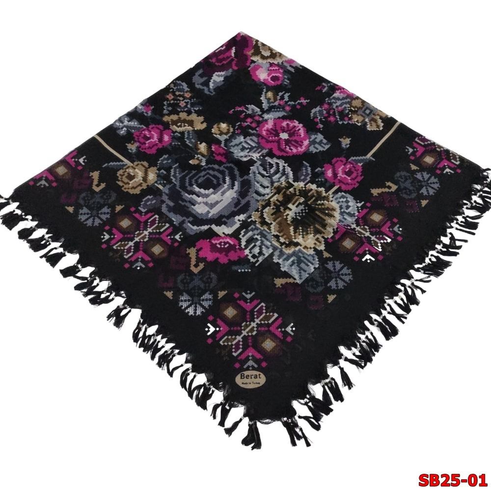 Berat Boncuklu Cotton Eşarp(sb25-01)