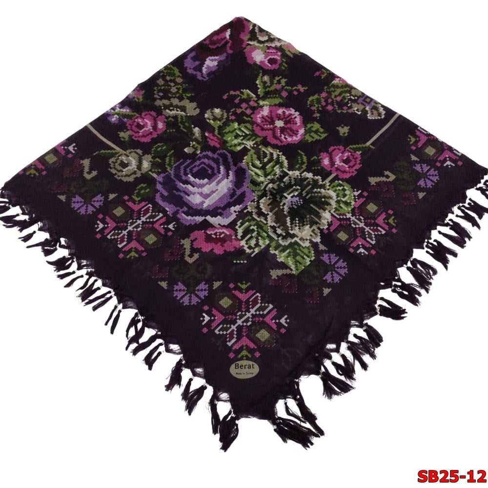 Berat Boncuklu Cotton Eşarp(sb25-12)