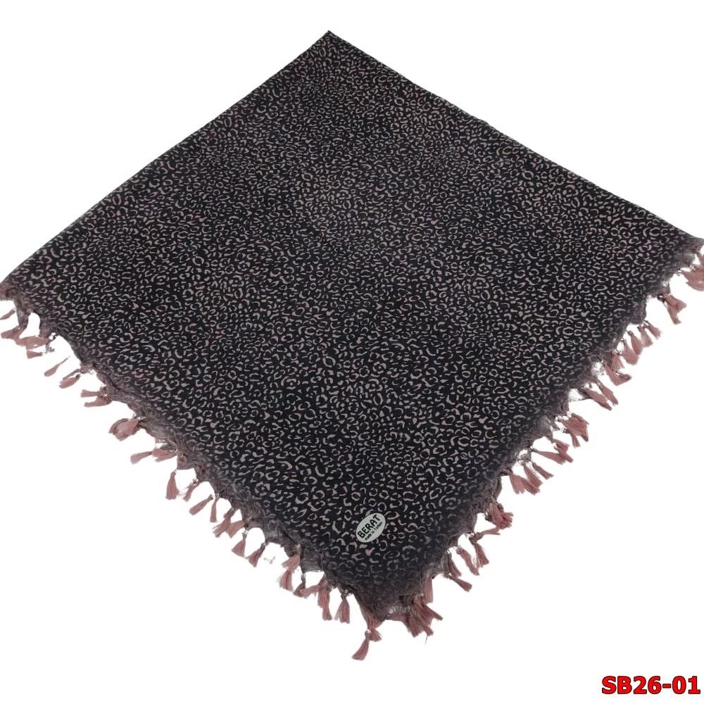 Berat Boncuklu Cotton Eşarp(sb26-01)