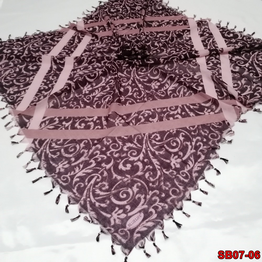Bluelife Boncuklu Cotton Eşarp(sb07-06)