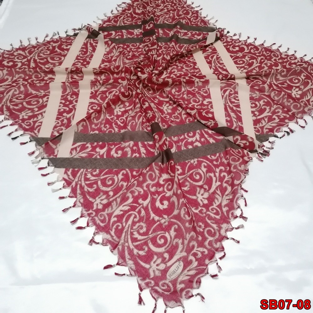 Bluelife Boncuklu Cotton Eşarp(sb07-08)