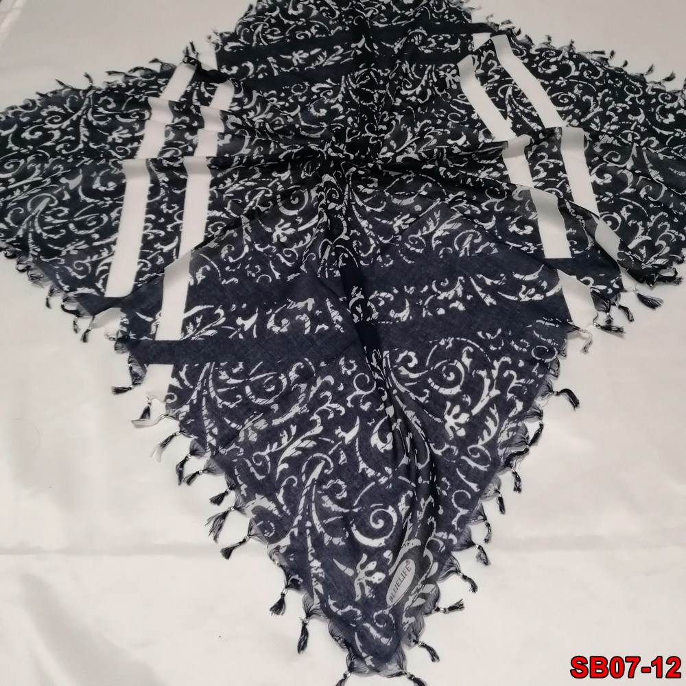 Bluelife Boncuklu Cotton Eşarp(sb07-12)
